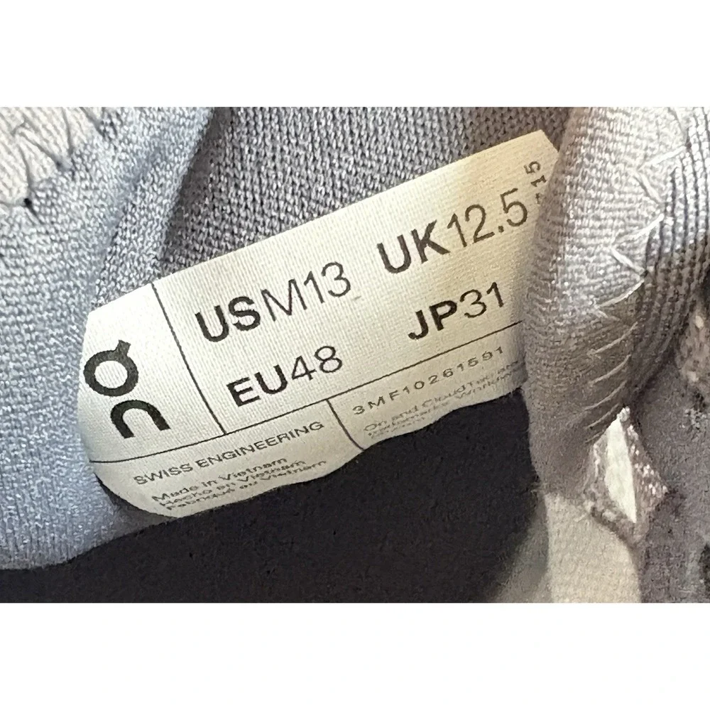 On Running | Men's Cloud X 4 AD - Size 13 Stone Black - Picture 6 of 7